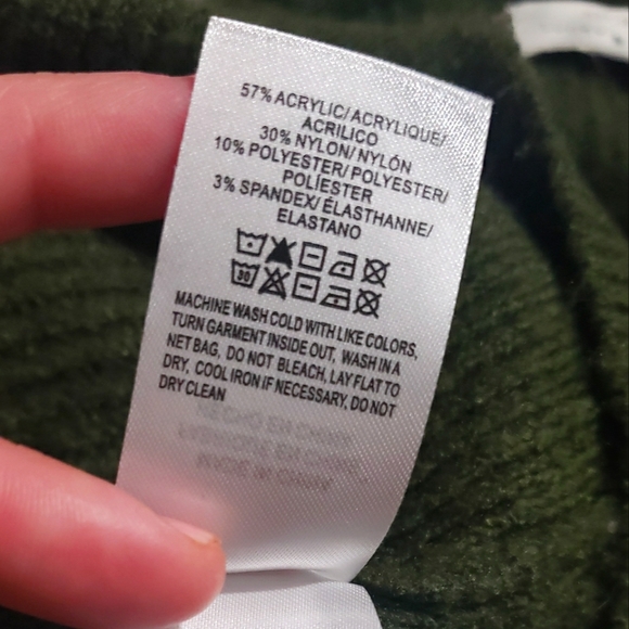 🏷 2 for $20!!🏷Lucky Brand - Army Green Hoodie Sweater-Large Size - Winter Wear - Picture 9 of 9
